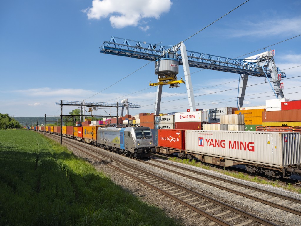 From April 2020, Schweizerzug weekly connects Switzerland and China. Photo courtesy of Schweizerzug AG. 