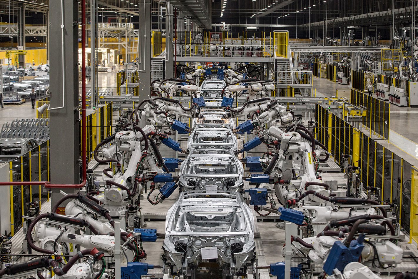car manufacturing slows