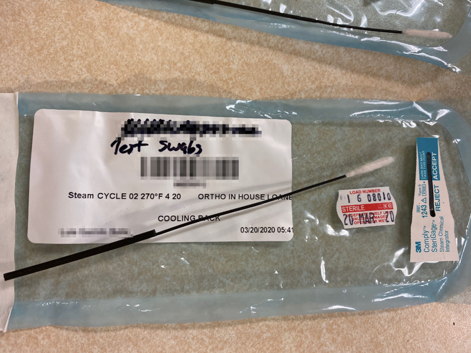 COVID-19 -- 3D Printed Nasal Swab