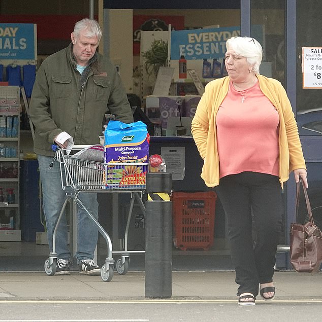 Staff said that shortly before it was announced thousands of businesses would have to close, areas of the stores usually displaying technology equipment were cleared away and freezers stocking frozen food were brought in, so it could be deemed an 'essential' shop