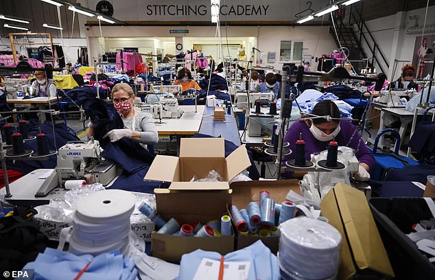 The ASOS clothes factory Fashion Enter, based in Haringey, north London, has been producing scrubs for frontline NHS staff