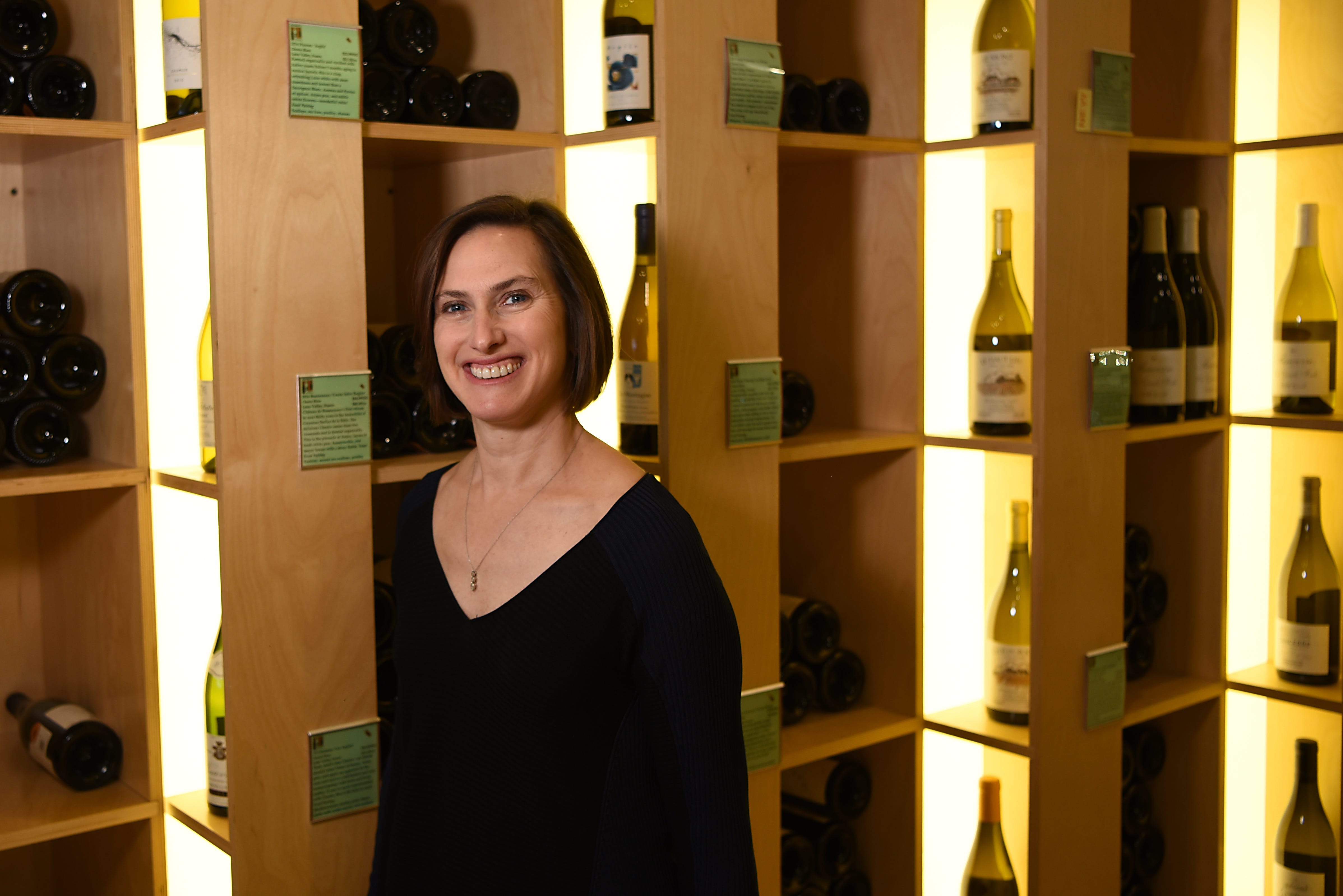 Sharon Sevrens of Amanti Vino in Montclair on Wednesday November 28, 2018. 