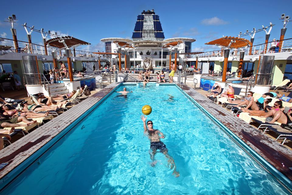 General Views From Aboard A Celebrity Cruises Inc. Ship