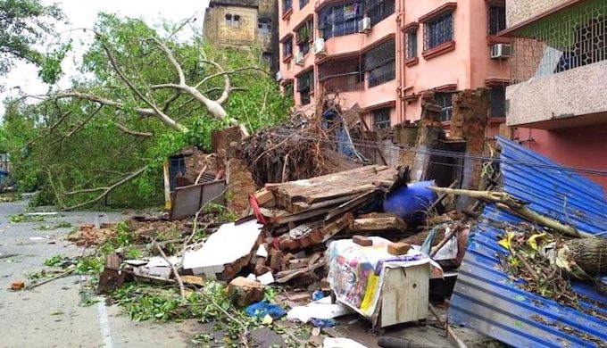 Cyclone Amphan is considered to be the biggest storm to hit Kolkata in living memory (Photo by Mariners’ Base Camp)