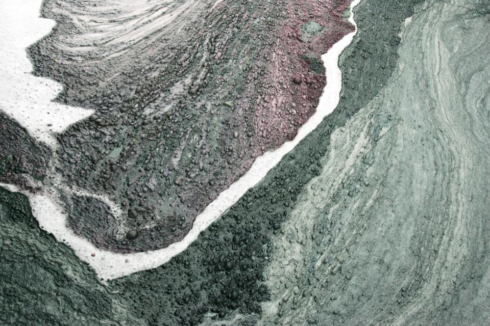 Waste Water Discharged By A Garments Factory In Chengdu