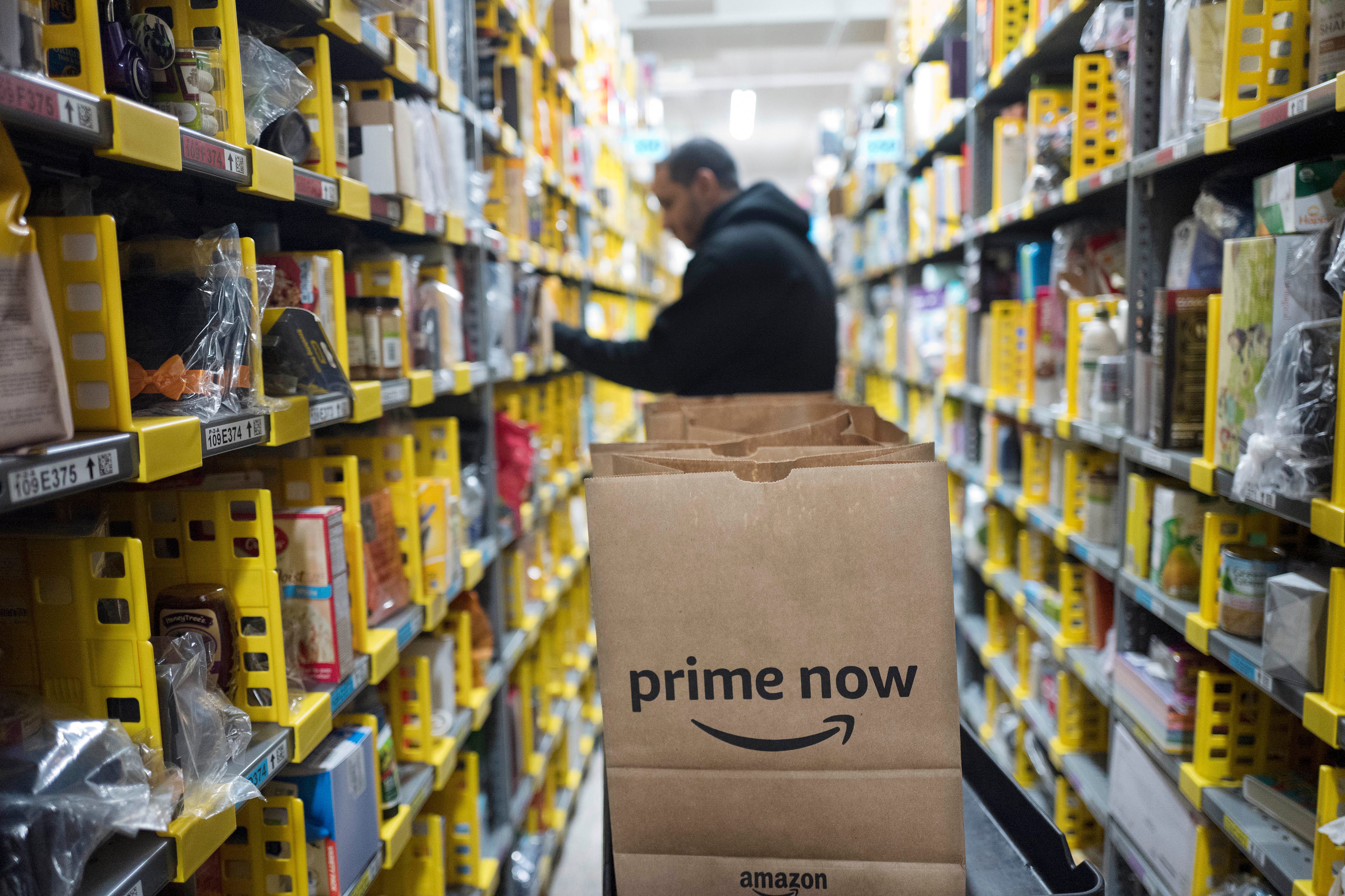 Amazon employs 840,400 people worldwide, many of them in its distribution centers.