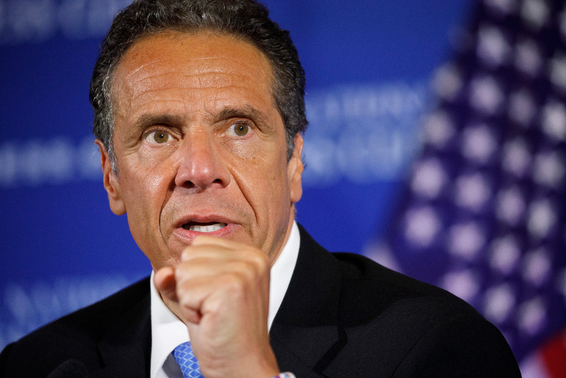 Gov. Andrew Cuomo speaks during a news conference on May 27, 2020. | AP Photo Gov. Andrew Cuomo speaks during a news conference on May 27, 2020. | AP Photo