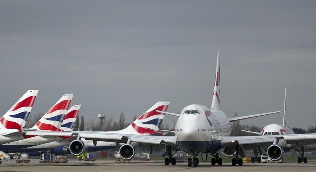 BA planes