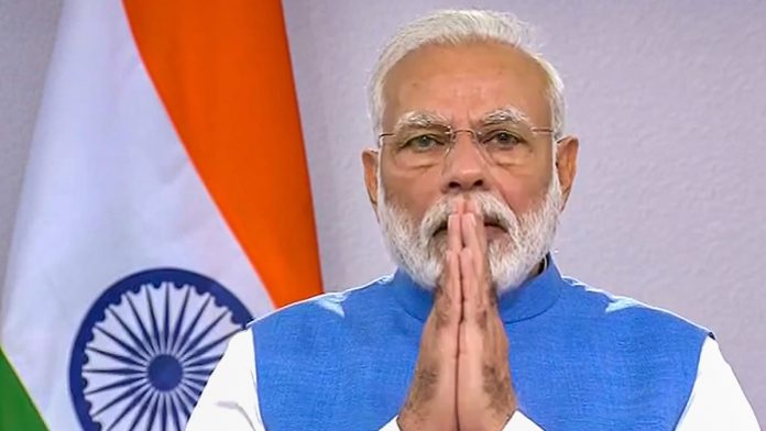 PM Modi addresses on coronavirus pandemic Prime Minister Narendra Modi during his address to the nation on coronavirus pandemic in New Delhi, Thursday | PTI