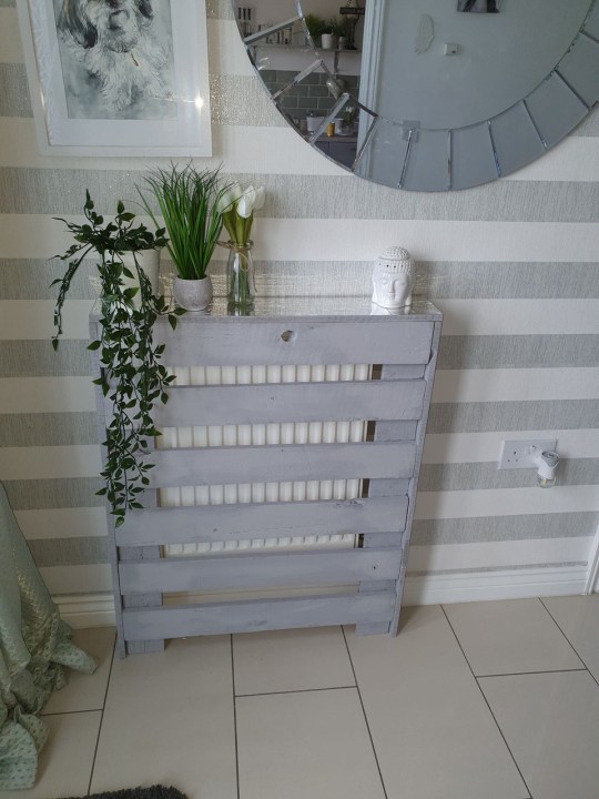 Hellan Pearce's radiator cover