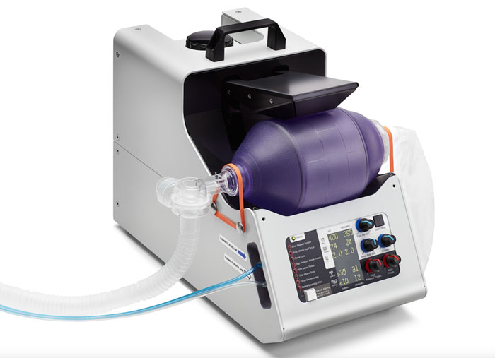 The Rise Emergency Ventilator was designed with readily available components in the supply chain so it would not compete for high-demand parts needed for existing ventilators in the field.