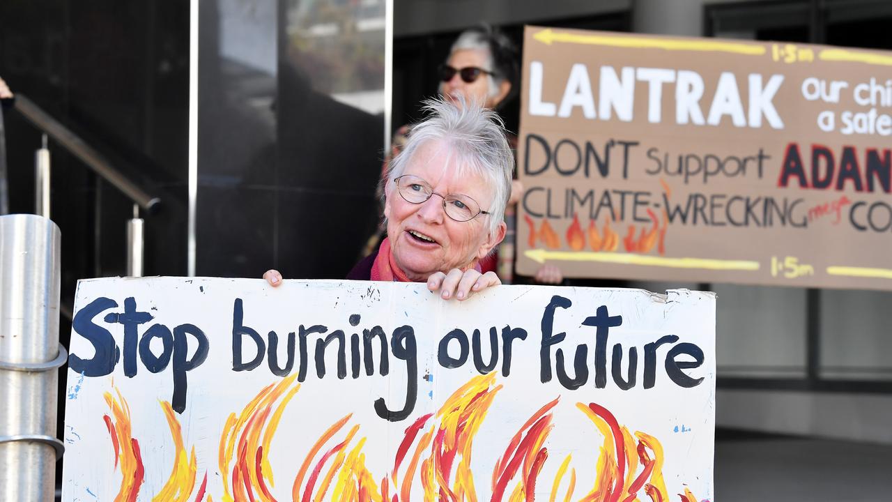 Frances Harper pictured protesting outside Lantrak’s Maroochydore office. Photo Patrick Woods. Frances Harper pictured protesting outside Lantrak’s Maroochydore office. Photo Patrick Woods.