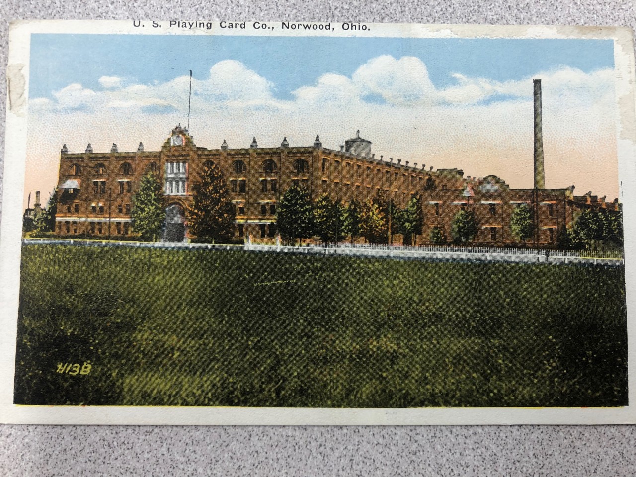Old US Playing Card Company postcard
