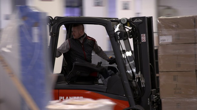 Planzer Transport AG deployed the technology at all materials handling platforms Planzer Transport AG deployed the technology at all materials handling platforms