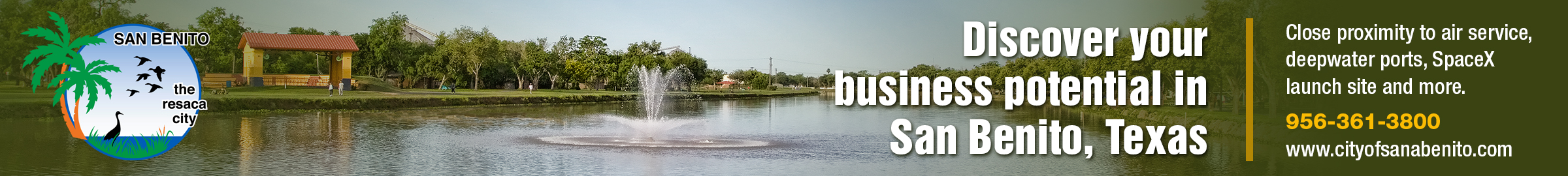 City of San Benito large leaderboard