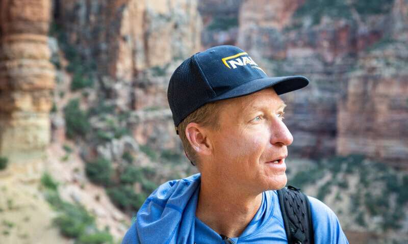 Northern Arizona University professor Abe Springer researches springs and aquifers in the Grand Canyon and other arid parts of the southwestern United States. Credit: Northern Arizona University Collaborative research addresses need for conservation of springs in drying climate