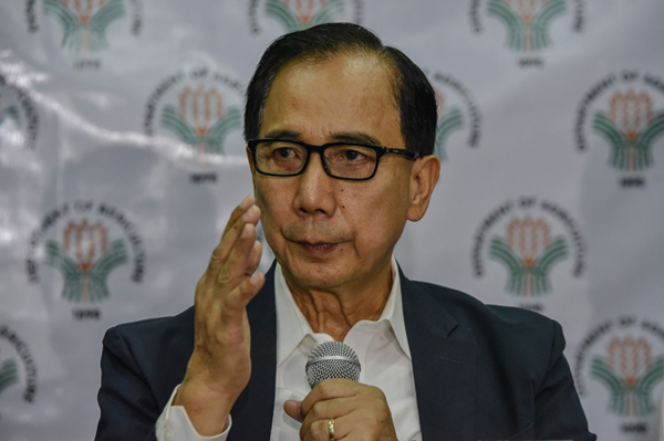 Agriculture Secretary Dr. William D. Dar . (KEVIN TRISTAN ESPIRITU, MB Photo)