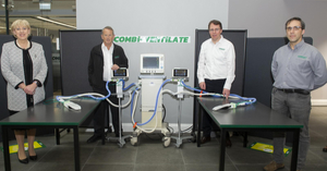 Combilift employees with Combi-Ventilate