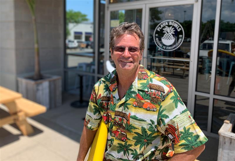 Surfer and restauranteur Bobby Howell is opening Playa Bowls on Route 35 in Holmdel.