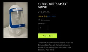 A screengrab from the Sure Stock website before it was mothballed.