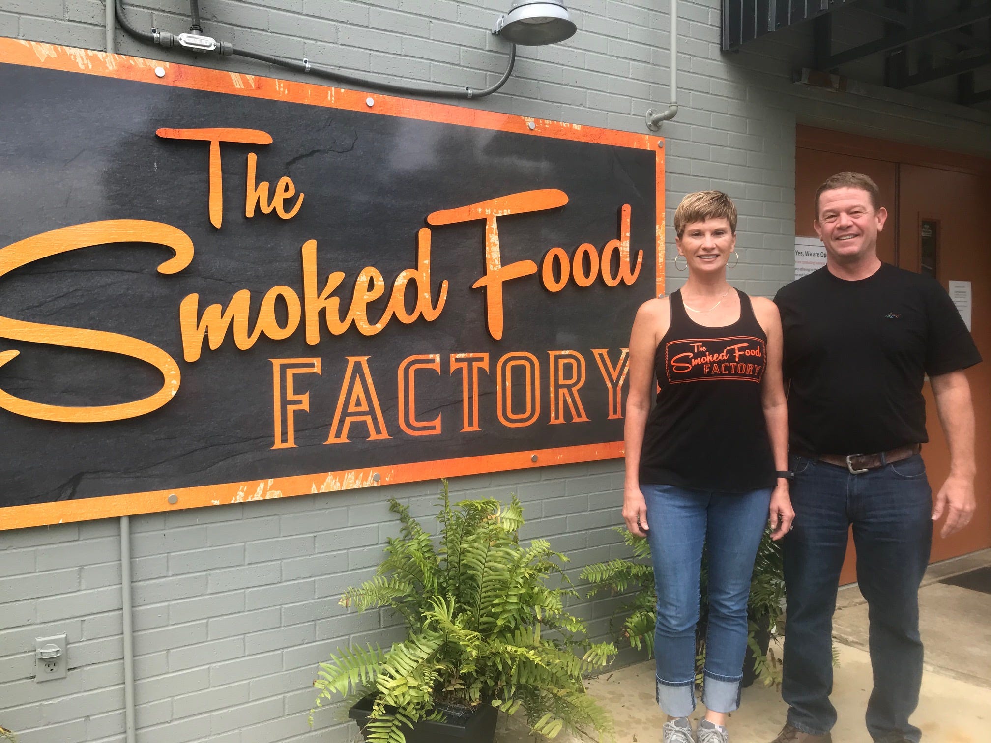 Lorena and Billy Smith planned to offer only catering service at The Smoked Food Factory. But the coronavirus pandemic forced them to change their business plan and add carryout service.