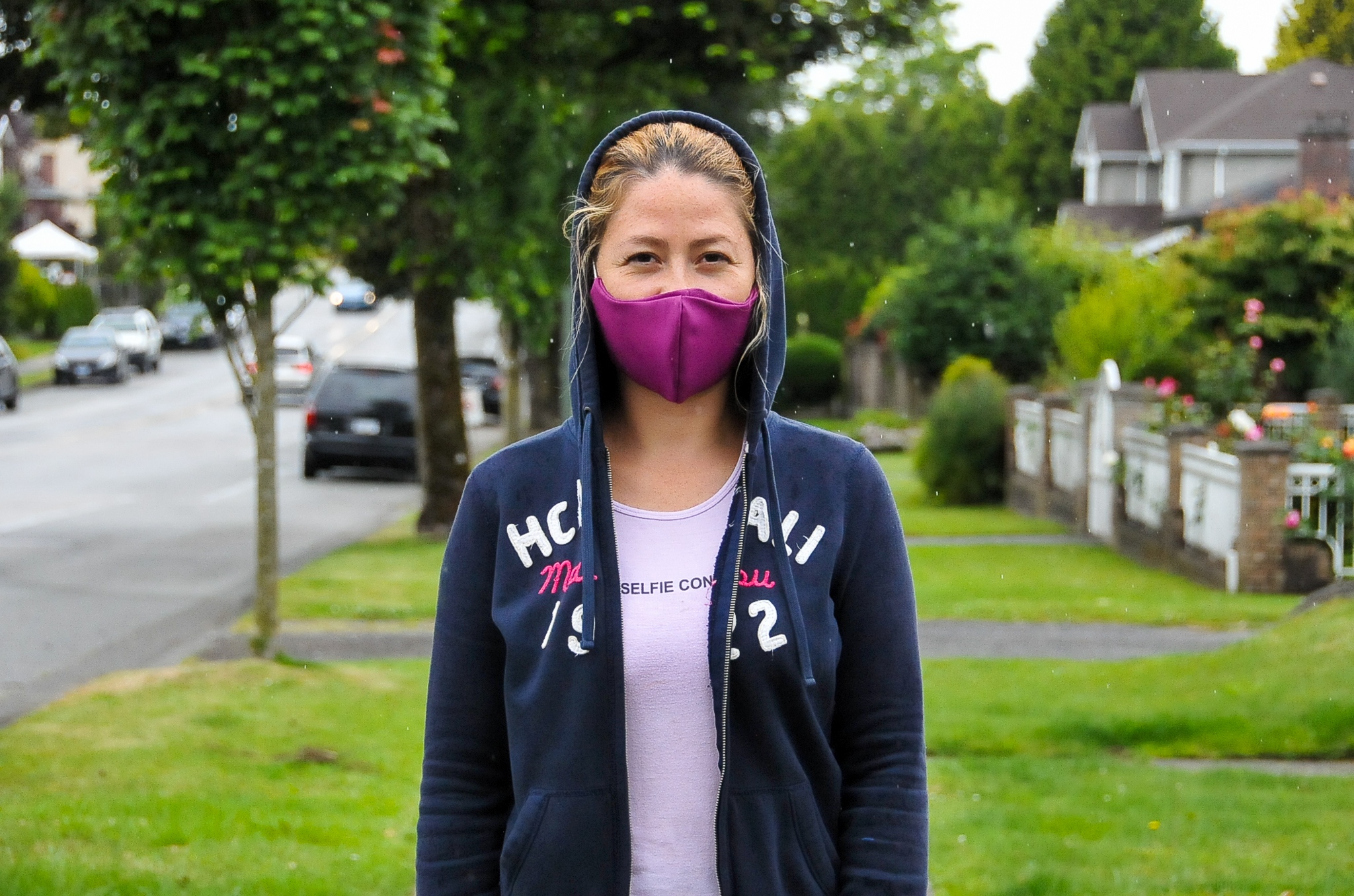 Laura Lopez and her family have been relying on emergency food donations as she waits for a decision