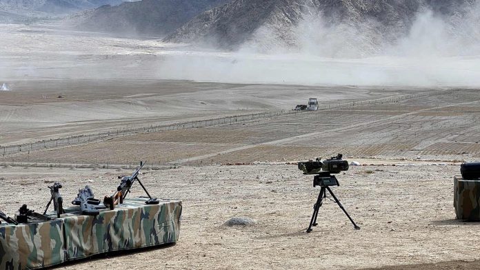 Representational image of military equipment in Ladakh | Photo: ANI Representational image of military equipment in Ladakh | Photo: ANI