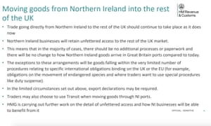 HMRC finally reveals plans for Brexit checks on goods going to Northern Ireland