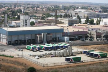 The Tnuva factory in Rehovot.