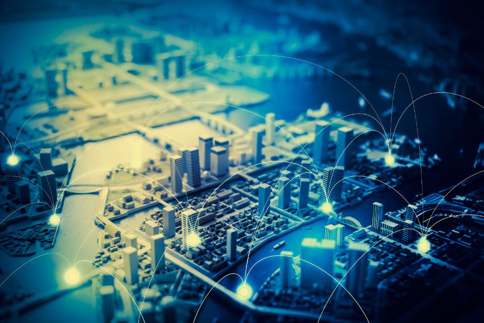 Digital replica of a city