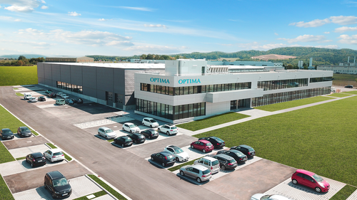 The Optima Group logistics center has been operational since March 2019 and it is located in Schwaebisch Hall-Hessental.