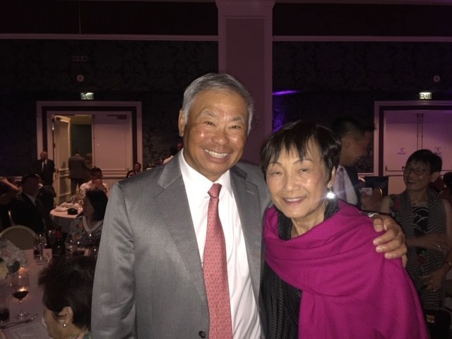 Norman and Antonia Tu pose and smile
