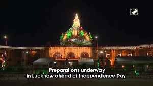 Lucknow's Vidhan Sabha illuminates in tricolour ahead of Independence Day [Video]
