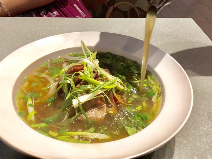 Saigon House's pho blends Texas with Vietnam.