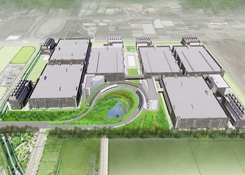 Rendering of TSMC's Fab 18, a 5nm production facility