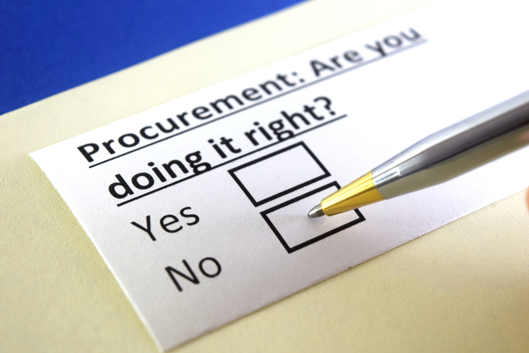 Procurement checklist.