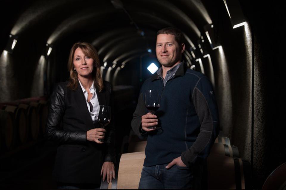 VIADER founder and proprietor Delia Viader and her son Adam, Head Winemaker. 