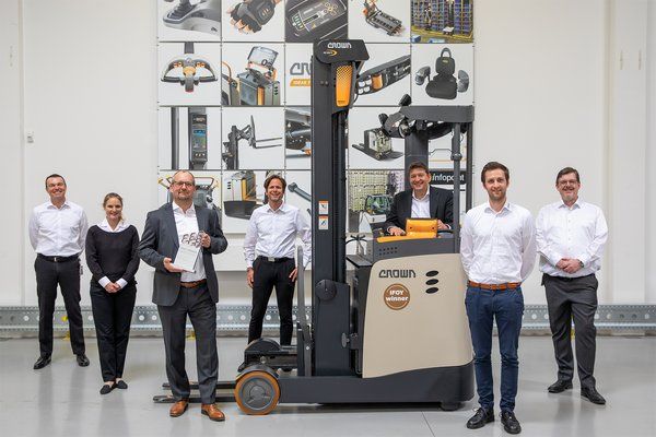 Crown Equipment with the ESR 1000 Series reach trucks.
