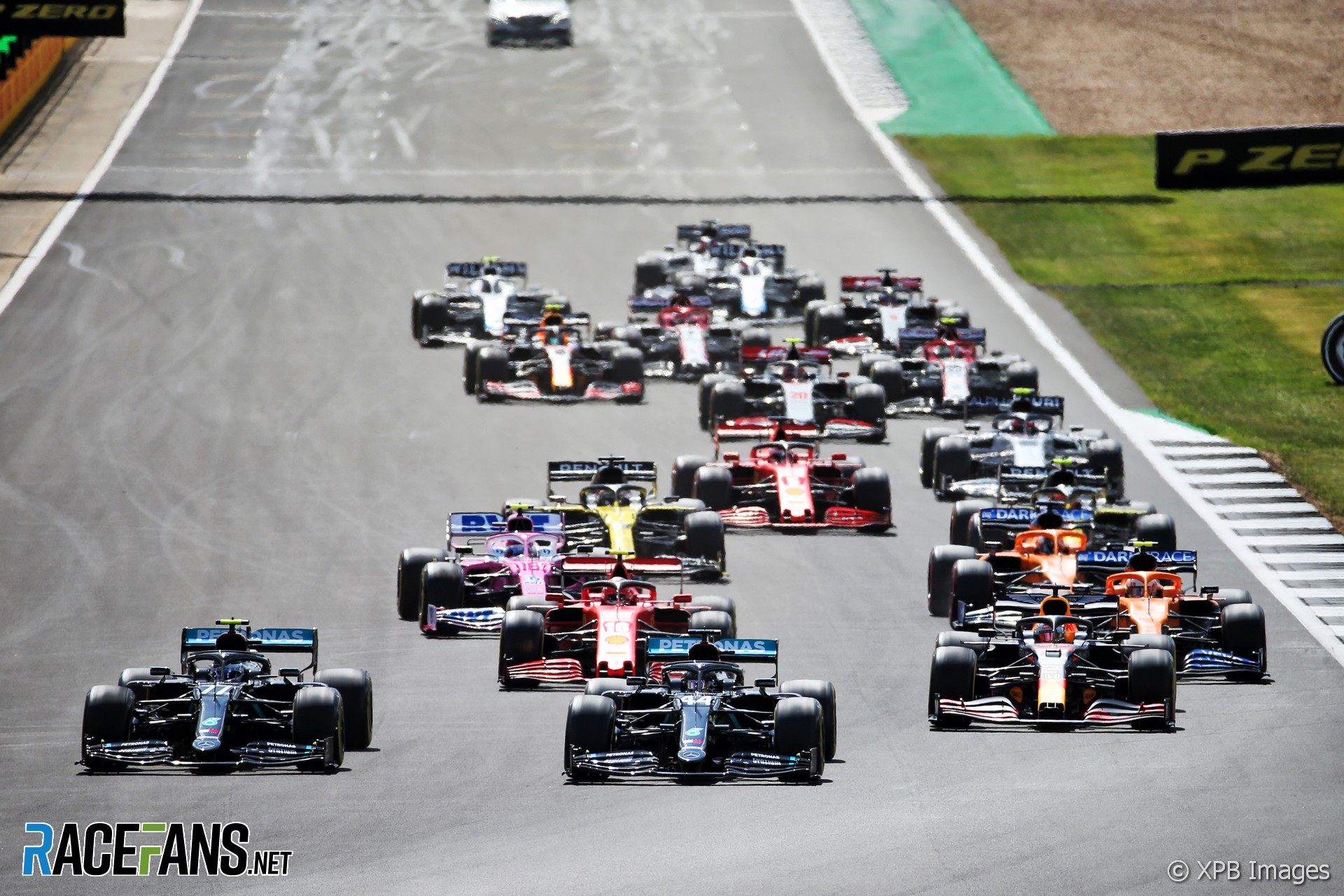 Start, Silverstone, 2020