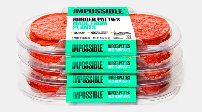 The patties launched in Kroger last week (Photo: Impossible Foods)