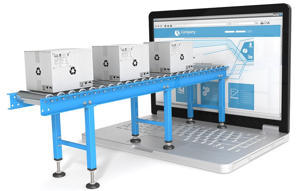 Connected Factory ERP IIoT IoT Ecommerce - image courtesy of Depositphotos