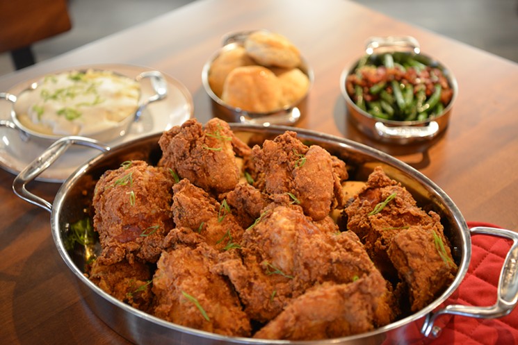 Feast with the family on fried chicken at Killen's.