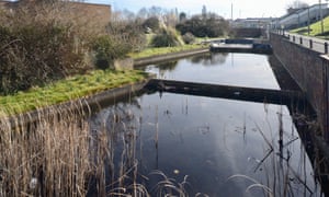 The ponds at the former Cadbury’s factory in Moreton on the Wirral