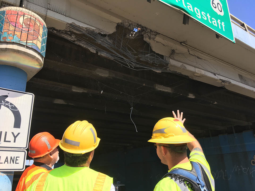 7th Ave Bridge Damage