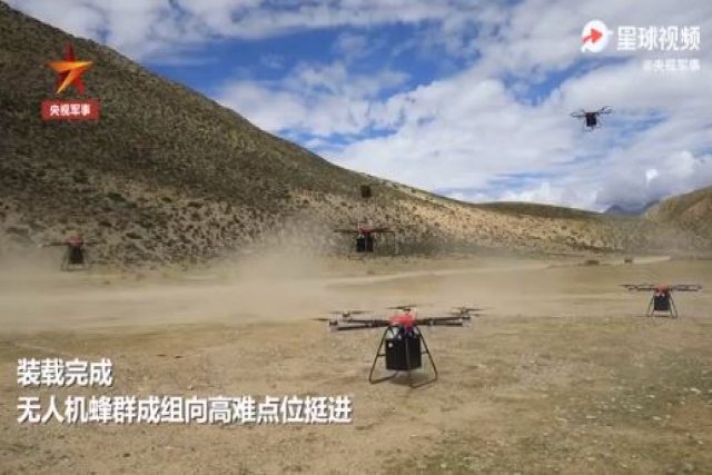 Drone Delivery Drill Amid Reports of China-India Disengagement