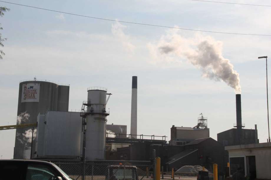 Michigan Sugar's facility in Croswell. The Croswell factory has undergone recent upgrades to increase its sugarbeet slicing capacity. (Robert Creenan/Huron Daily Tribune)