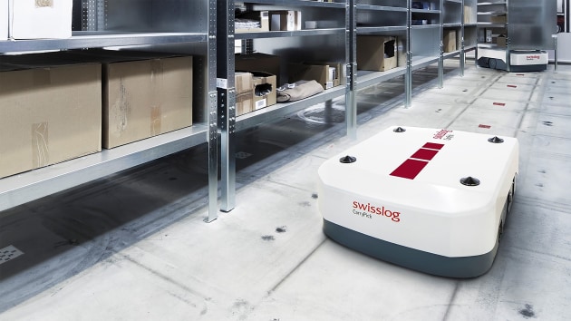 Long-term sustainability is further enhanced by automated materials handling technologies, such as this Automated Mobile Robot, which reduces product handling and subsequently contamination risk.