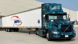 Volvo Trucks North America announced third-party supply chain solutions provider NFI began piloting two Volvo VNR Electric trucks