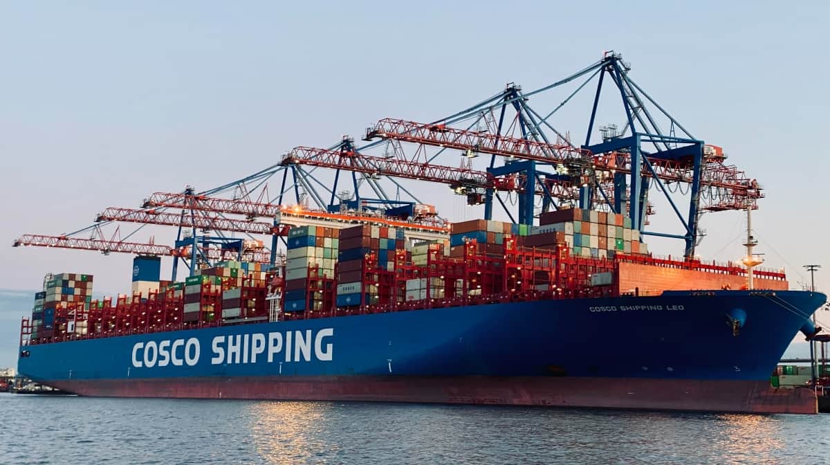 container ship of NYSHEX member