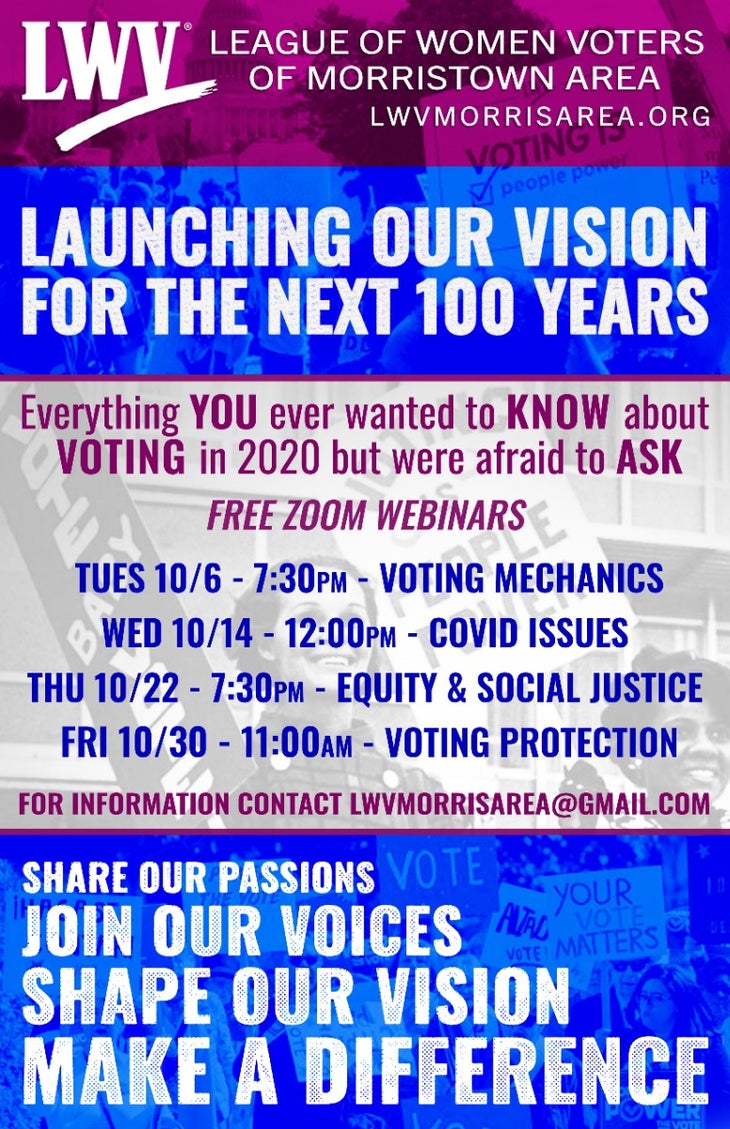 Protecting Your Vote - League of Women Voters, Morristown Area